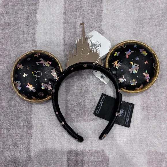 Disney Black and Gold Castle Backpack Backpacks